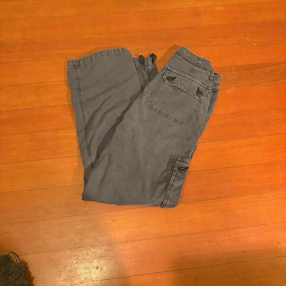 American Eagle Outfitters Women's Grey Cargo Pants Size 2 - Picture 4 of 6